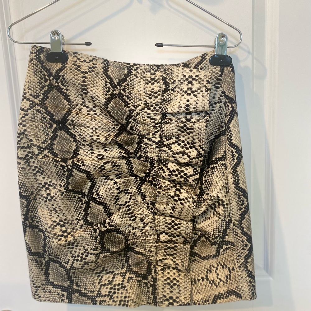 Snakeskin skirt. No tags but never worn.